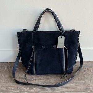 All Saints Fleur de Lis Ew SM genuine leather bag